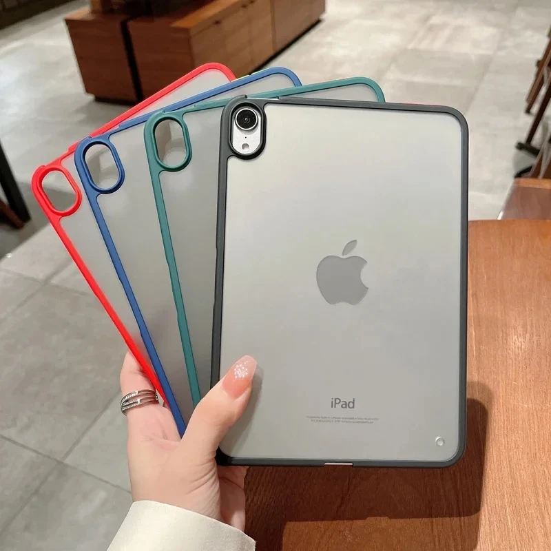 Casing iPad generasi ke-10, sarung HP keras untuk iPad generasi ke-10 2022 8, 9, 7, 10.2, untuk iPad Pro 11 Air 5 4 3 Mini 6 4 5 iPad 2 3 5th ke-6 9.7