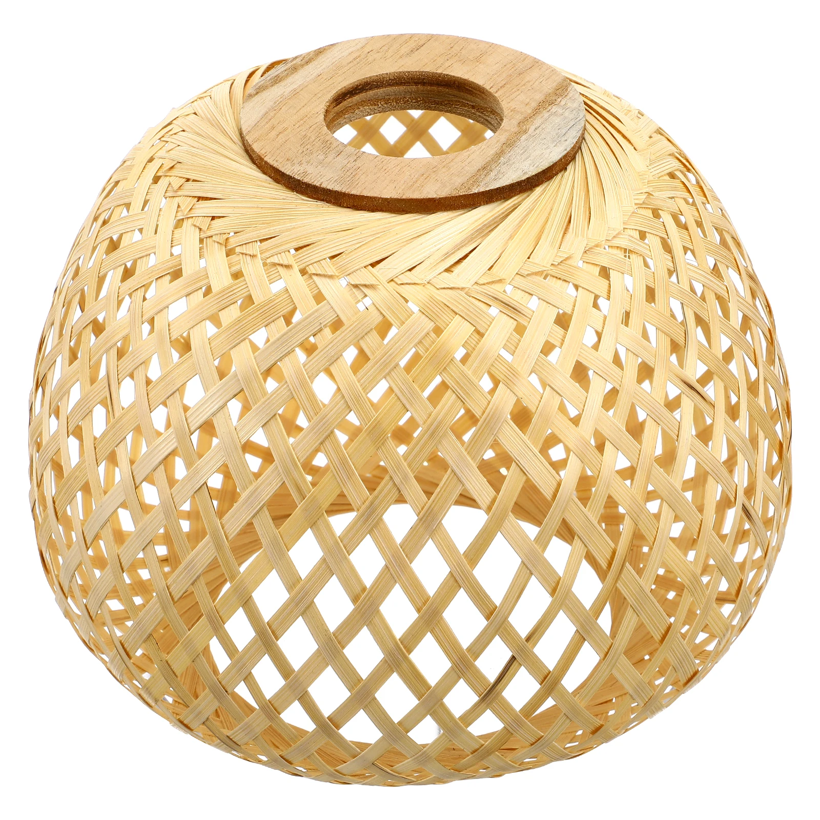 

Bamboo Woven Lampshade 4CM Top 10CM Bottom 19 5x15 5CM Pendant Light Cover Replacement for Hanging Ceiling Decorative Lantern