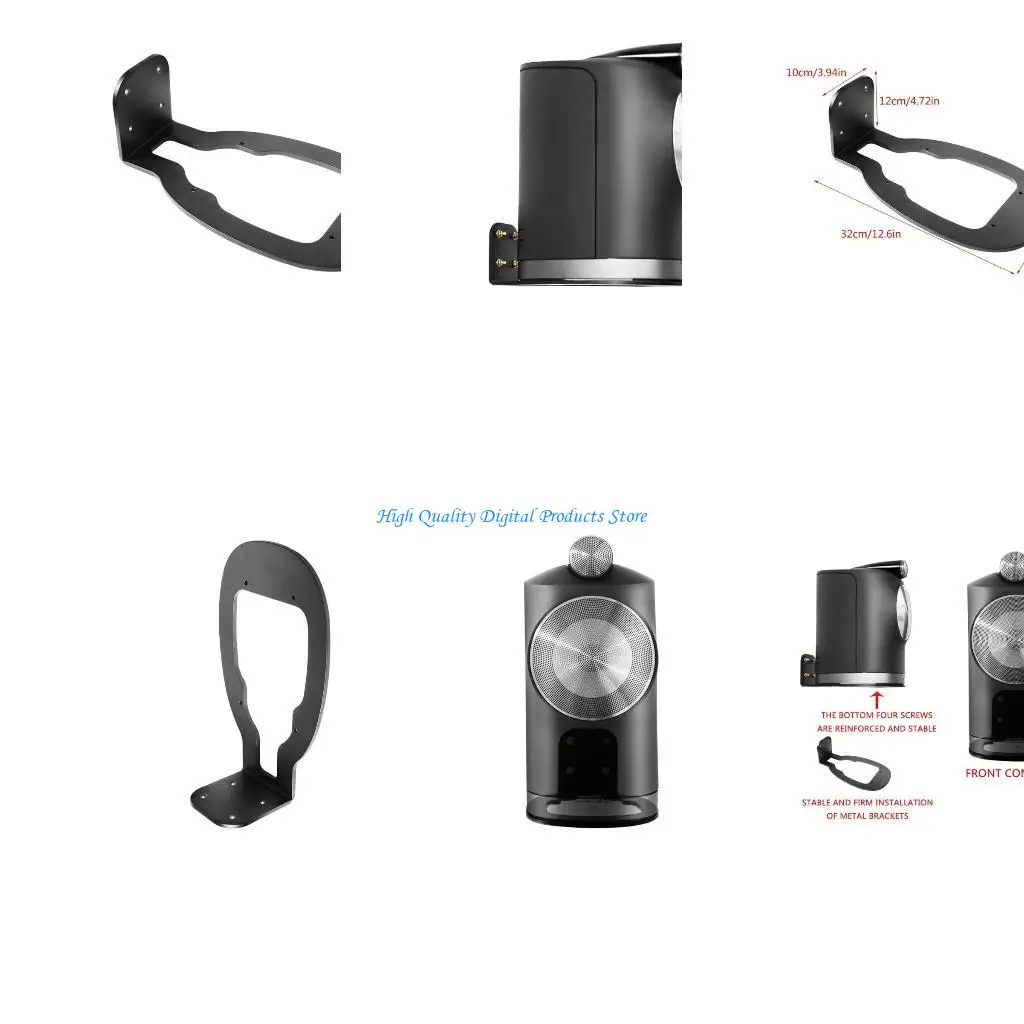 

U2JE Multifunctional Portable Wall Mount Display Shelf for Bowers Formation Speaker