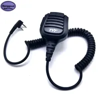 IP64 Waterproof PTT Mic Shoulder Speaker Microphone for TYT TH-F8 TH-UVF8D TH-UVF9D TH-UV8000D/E MD-380 MD-390 UV380 UV390 Radio