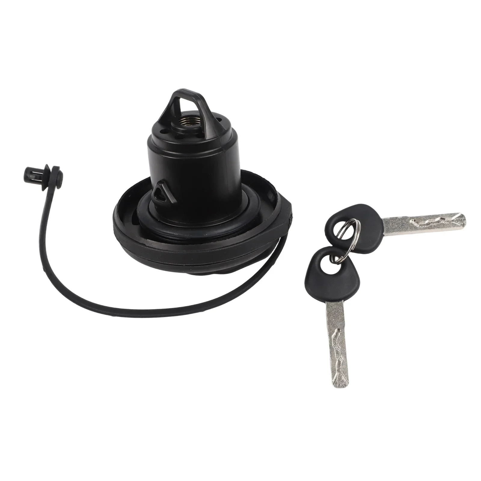 

For Car Maintenance Black Car Fuel Cap Boxer Fuel Cap Includes 2 Keys Made Of ABS Material Non-deformable Structure