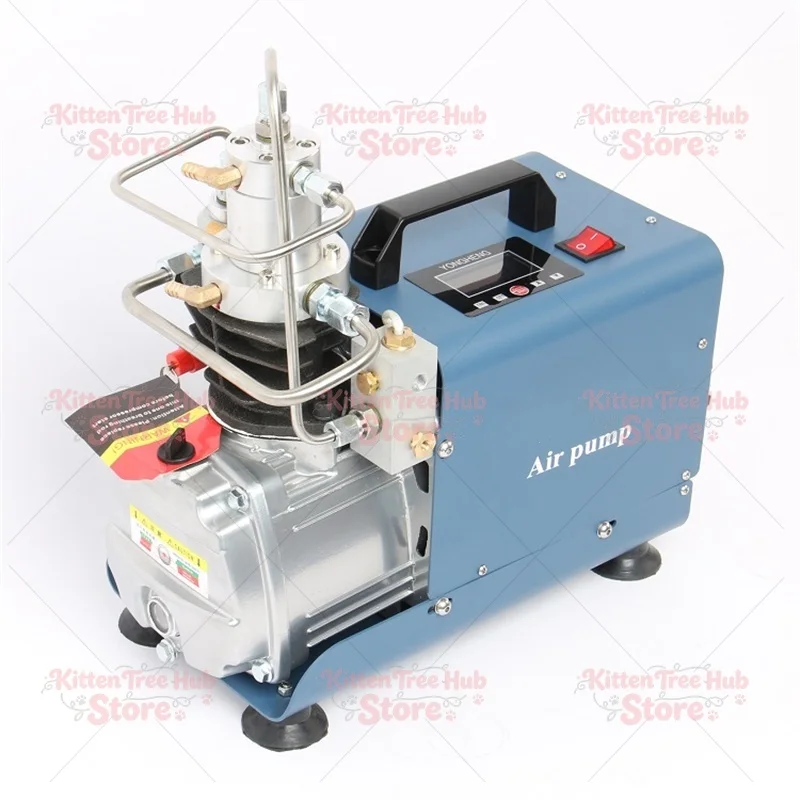PCP Air Compressor 4500 PSI Oil-Free Portable Air-Cooled 140L/min for Air Filling with Engine and Motor