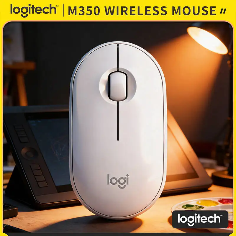 

Эргономичная оптическая мышь Logitech M350 — удобная рукоятка, бесшумная работа, 1000 DPI, дальность действия 10 м, совместимость с Windows, macOS, iPad