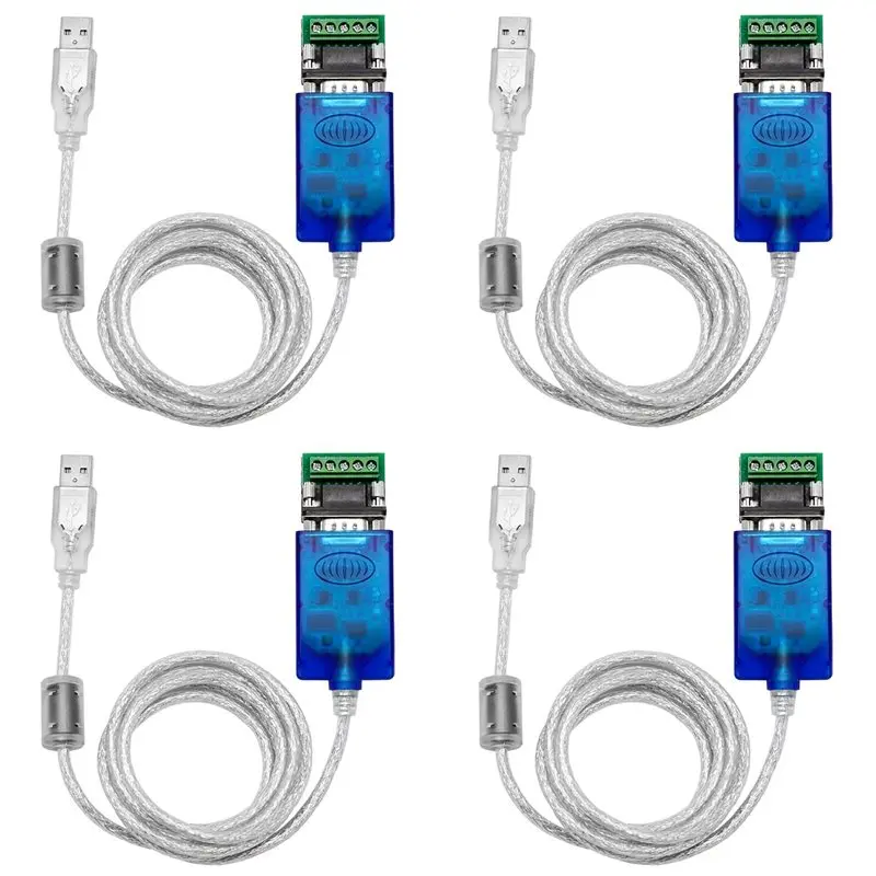 ABLG 4X USB To 485/422 Serial Cable Industrial Serial RS485 To USB Communication Converter UT-890A-N
