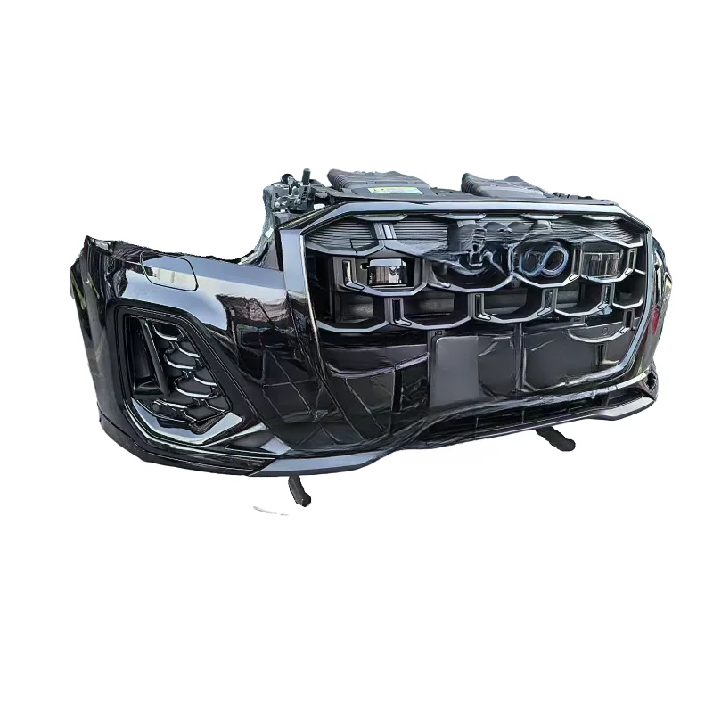 

For Audi Q7 Series 2020-2024 Used Front Bumper Radiator Set Plastic+ABS Bolt-On Painted