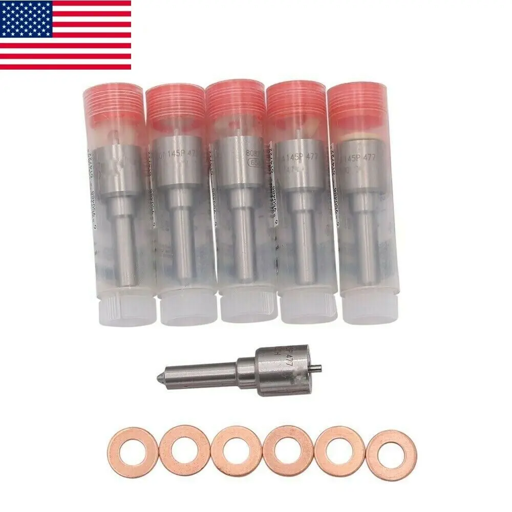 

Performance Injector Nozzles 5x14 +140HP 145* Spray Fits for Dodge Cummins 12V