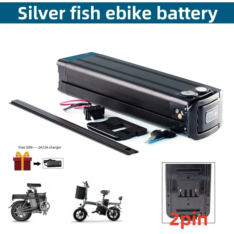 

36V 13Ah Folding eBike Battery 10.4Ah 15Ah 17.5Ah for JINGHMA PXWC05 YY26 Fafrees Shengmilo MX20 Foldable Electric Bicycle Bike
