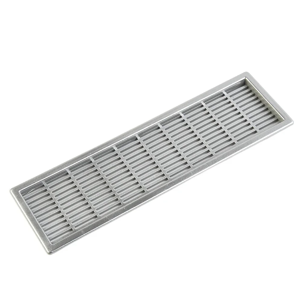 Armadi per Computer per armadi scarpiera griglia di ventilazione foro rettangolare argento/nero 1pc ABS Air Vent racchiudere gli spazi