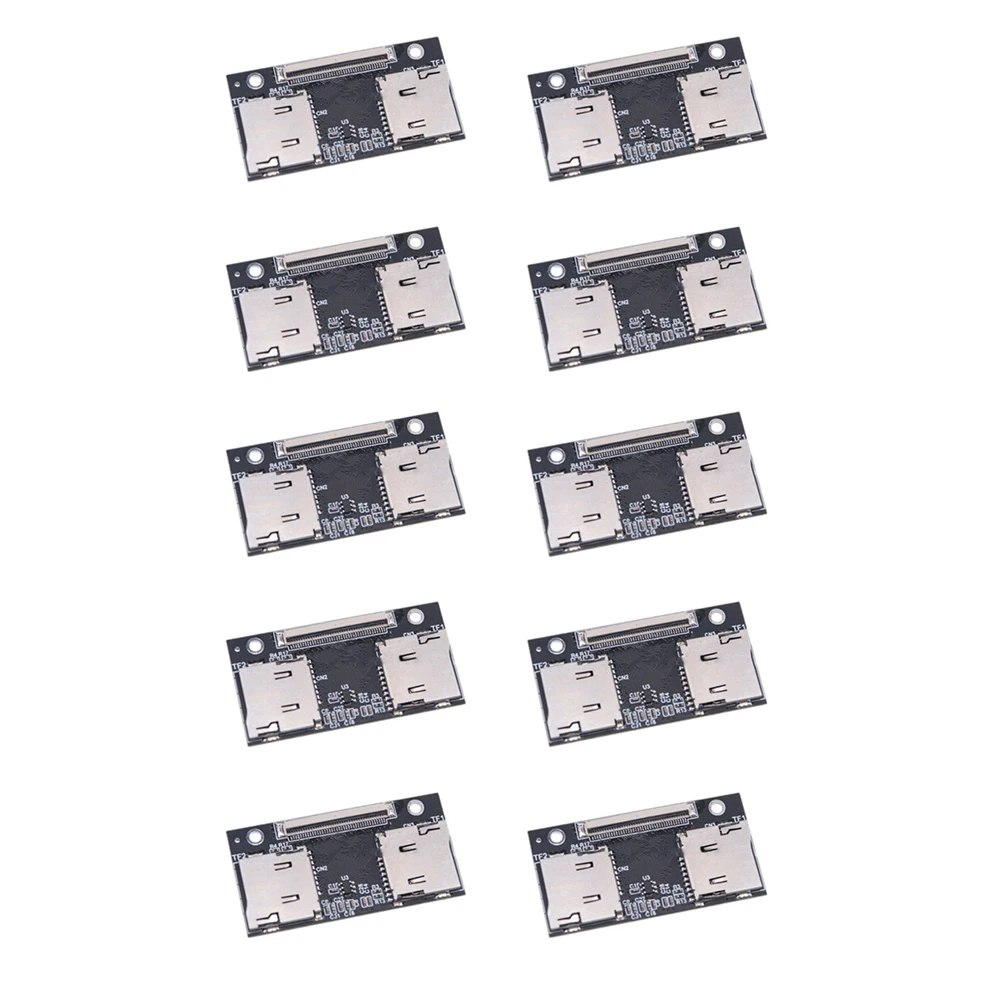Supernew TF Adapter Card Dual TF Card to CE Anti-Interference Connection Card Suitable for Computer and Game Consoles