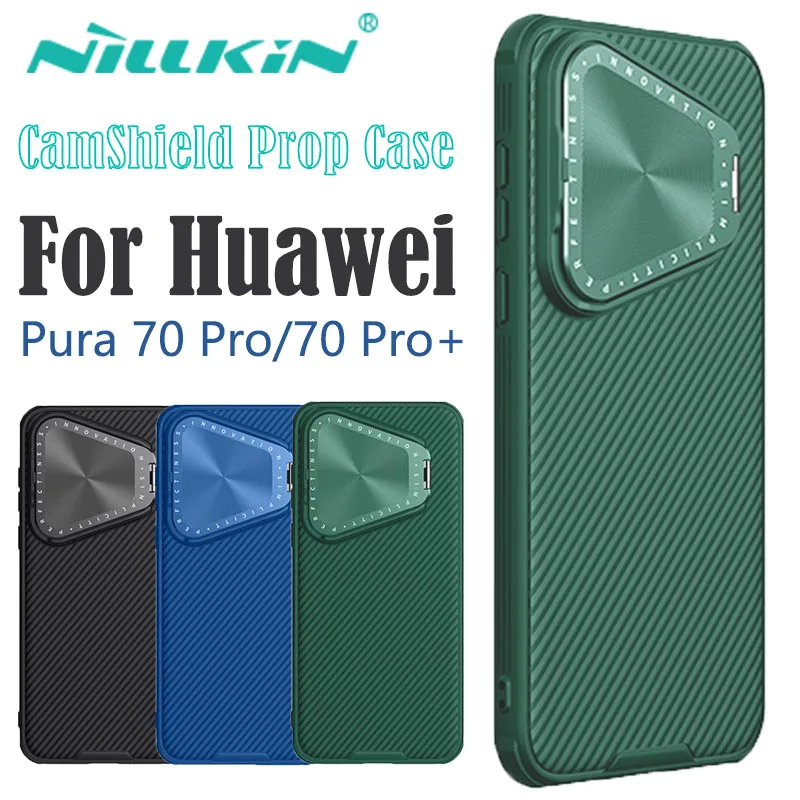 

For Huawei Pura 70 Pro Nillkin CamShield Prop Case lens bracket Protect Camera stand TPU PC cover For Huawei Pura 70 Pro Plus