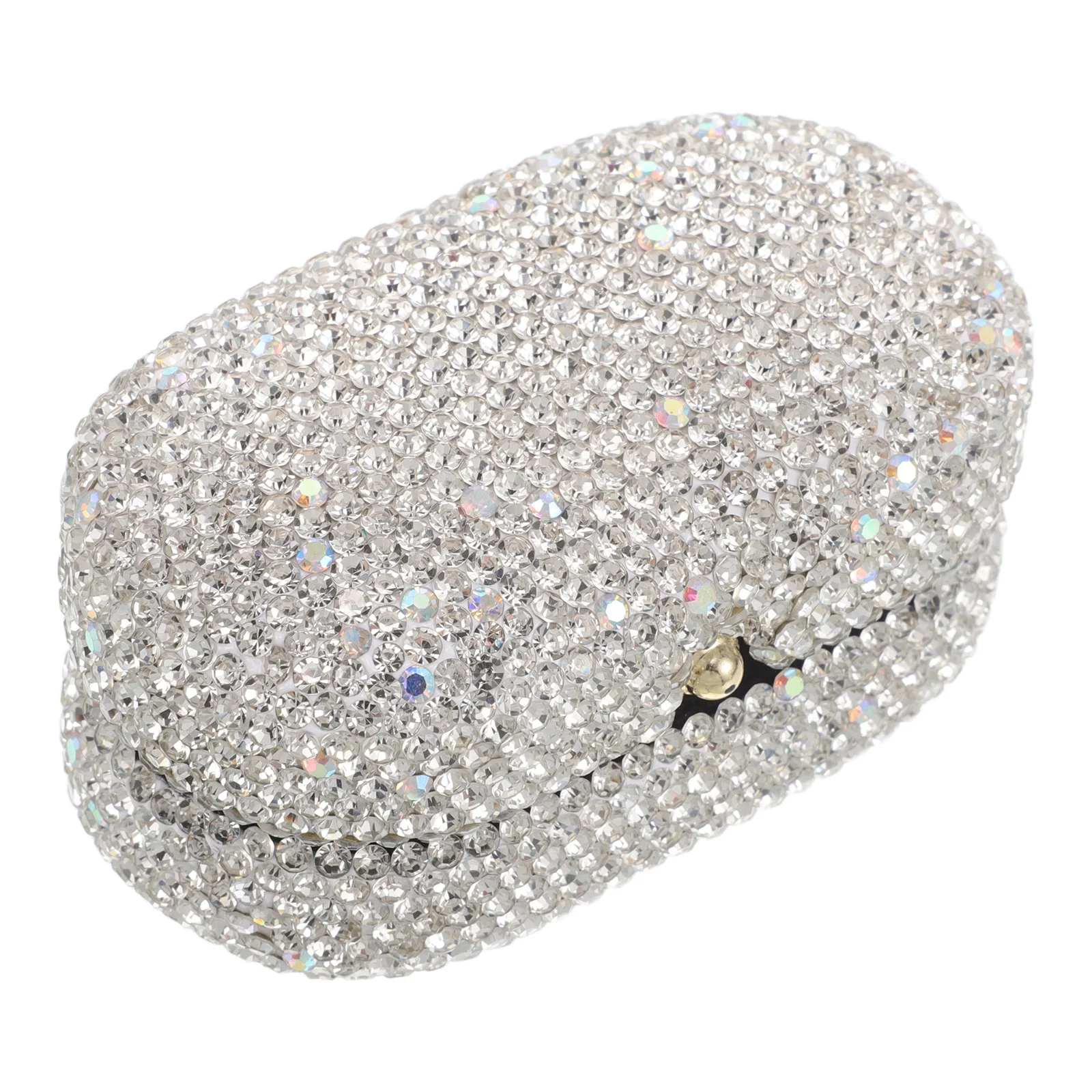 الفاخرة حجر الراين خاتم الخطوبة صندوق الوجه غطاء اقتراح حفل اكسسوارات الزفاف مجوهرات التخزين المنظم