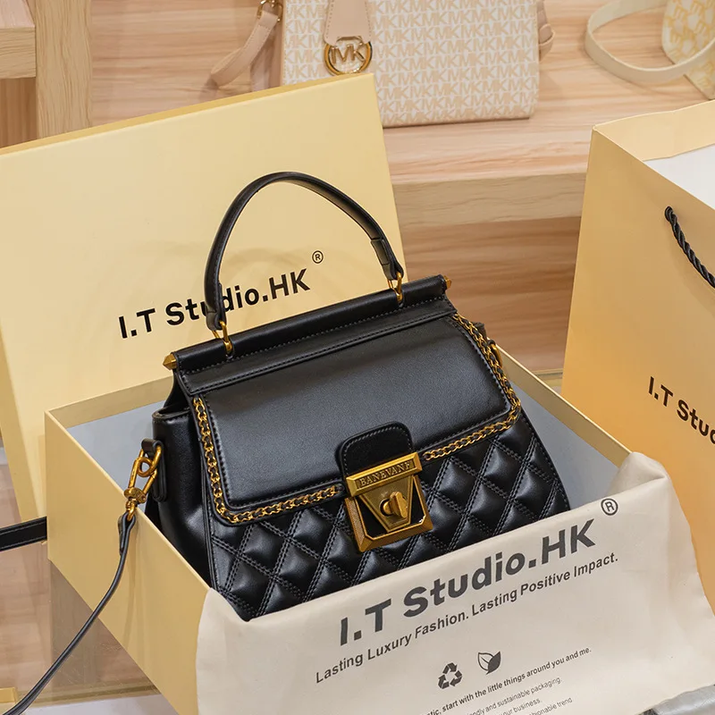 

Шикарная женская сумка через плечо из натуральной кожи, элегантная сумка на плечо в винтажном стиле, роскошная дизайнерская модная сумка