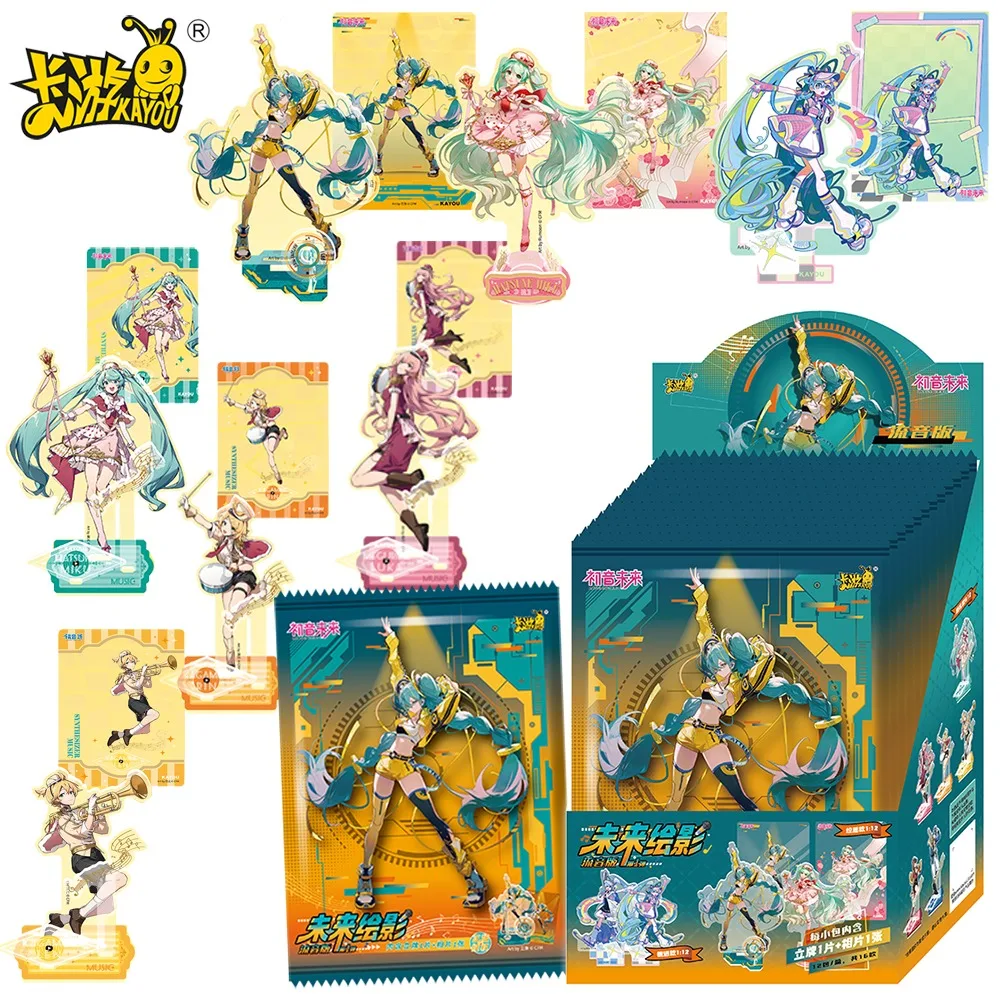

KAYOU Genuine Hatsune Miku Child's Collection Acrylic Stand Figure Cute Virtual Idol Creative Model Ornaments Toy Festival Gift
