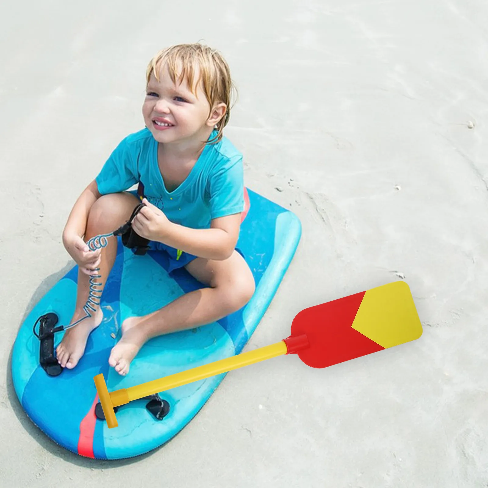 

Пластиковое весло для лодки, яркое, с удобной рукояткой, легкое, для каяка и гребных лодок