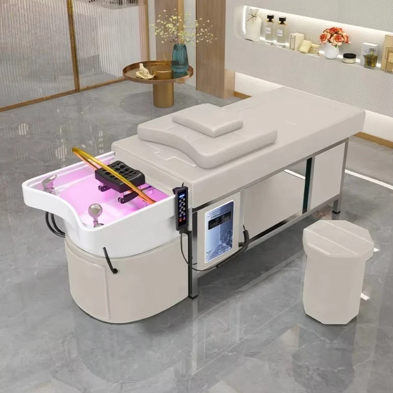 Beauty Salon Hair Washing Hydrotherapy Thai Massage Table Head Spa Shampoo Bed