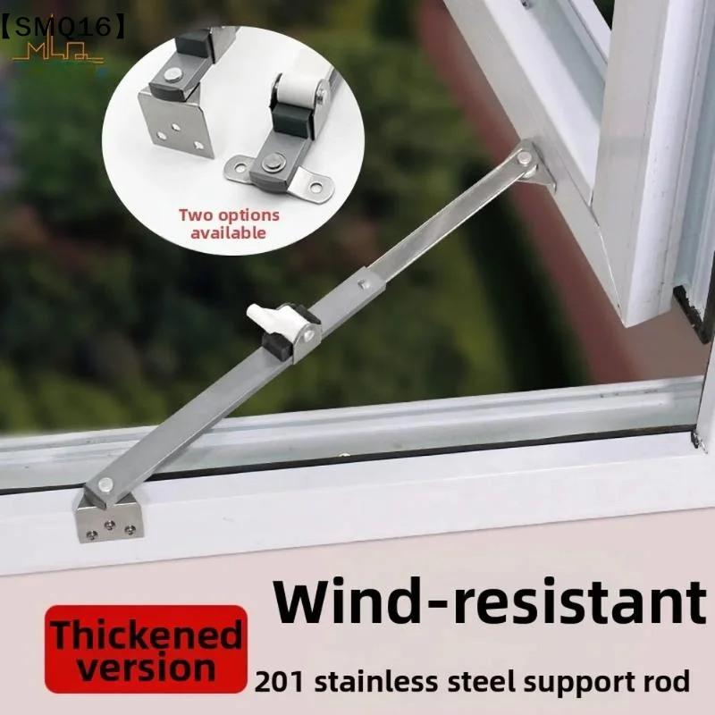 Stainless Steel Telescopic Wind Support Window Limiter Angle Controller Gusset Fixed Sliding Support Door Window Accessorie【SMQ】