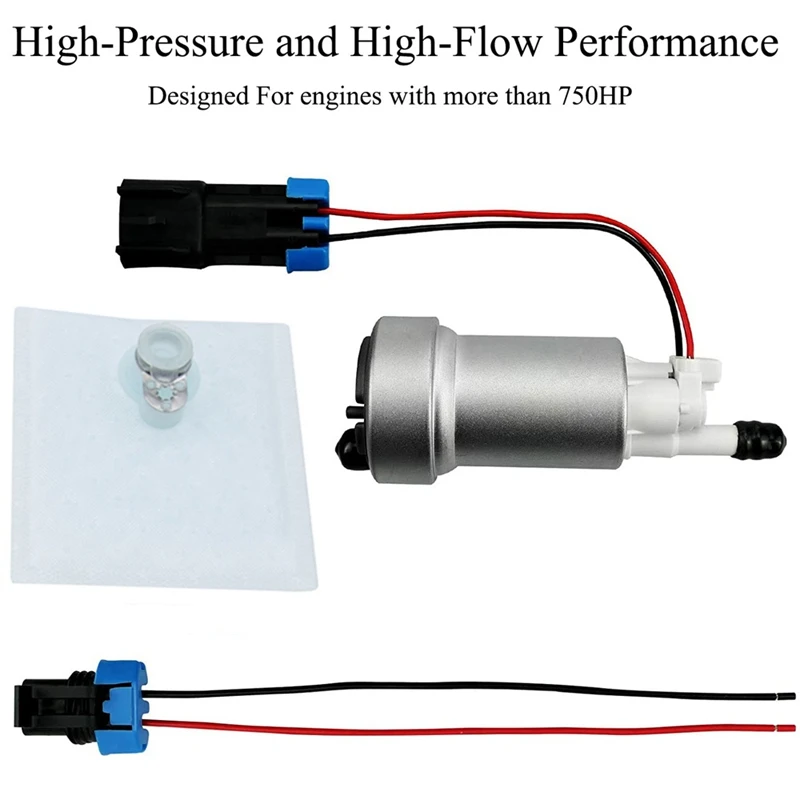 E85 High Performance 450Lph Fuel Pump & Install Kit F90000267 For Nissan Skyline Subaru Honda Civic