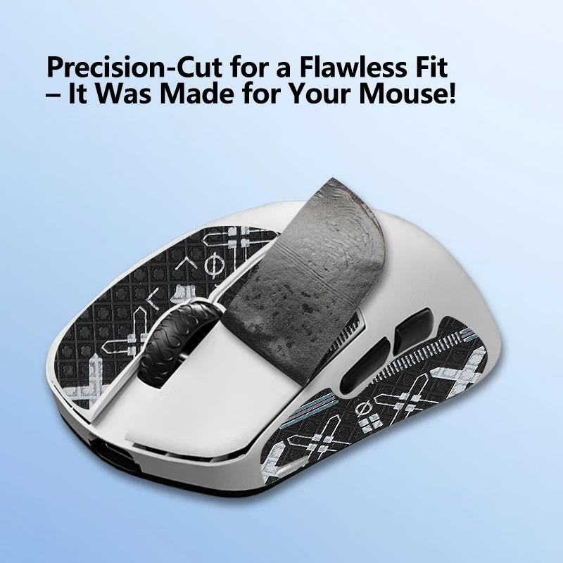 For LAMZU Maya X Mouse Grip Tape – Anti-Slip Sweat-Proof Stickers Perfect Fit for Maya X Gaming Mouse Palm & Back Cover Skins