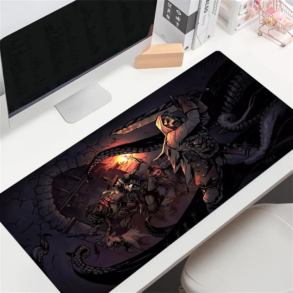 XXL Laptop Rubber Large Mousepad Darkest Dungeon Anime Gaming Mousepad For PC Gamer Desktop Decoration Office Mouse Mats Deskmat