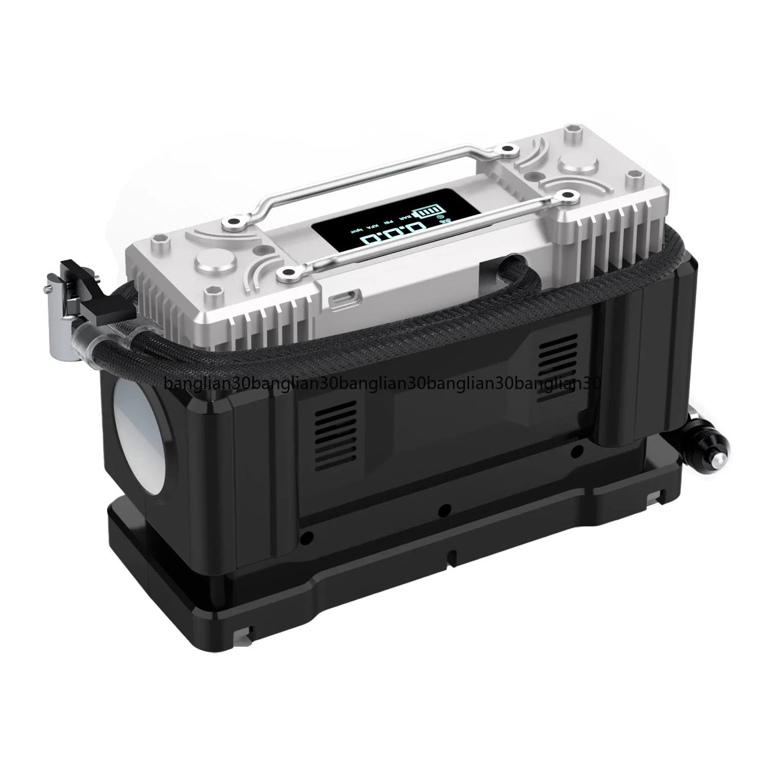 

Car Air Pump Car Portable Car Tire Inflator High Power Electric Twin Cylinder Vehicle Air Pump