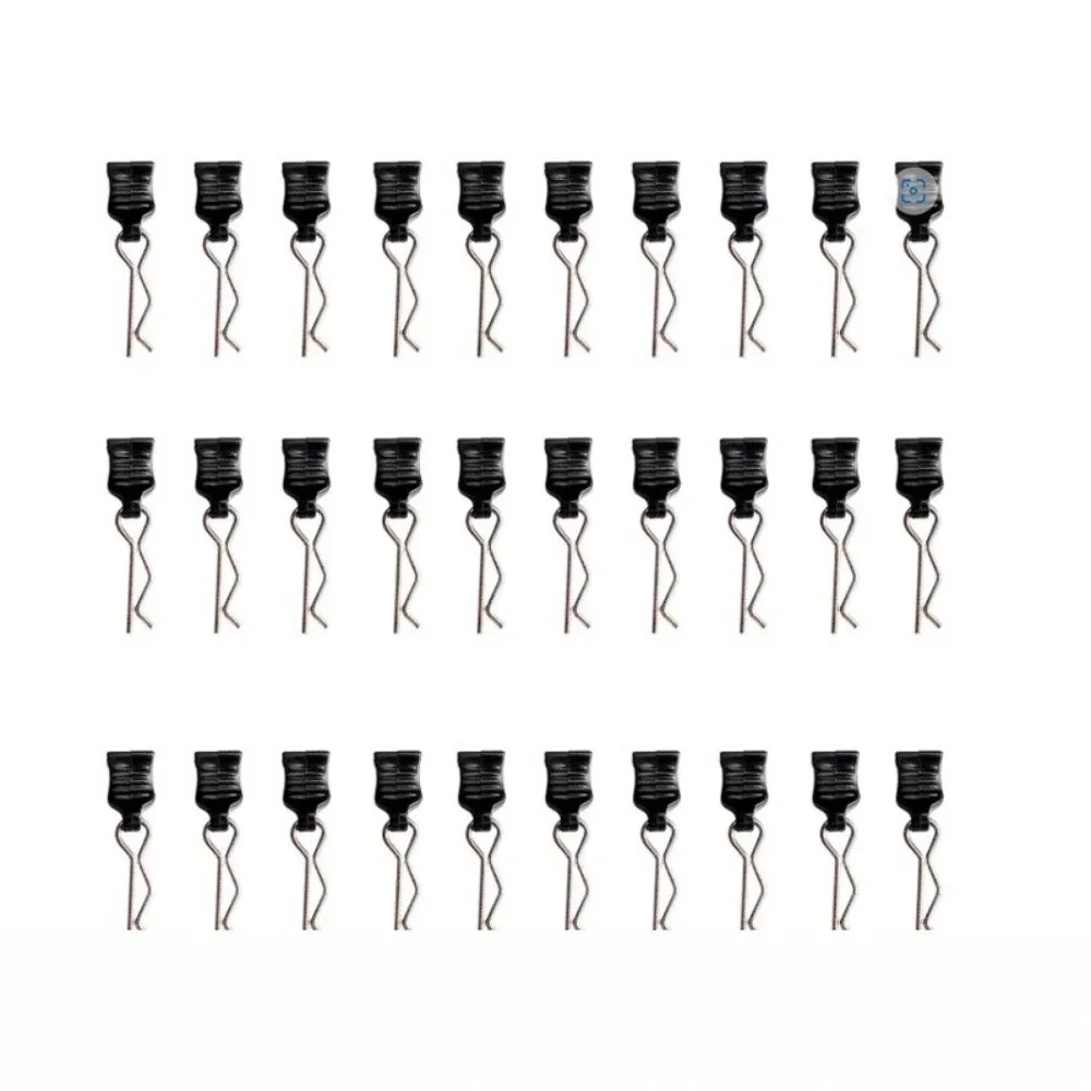 12pcs Replacement Parts R-type RC Car Body Clips Pin with Tab Fixed Clips Pin Car Body Shell Clip Model Assembly