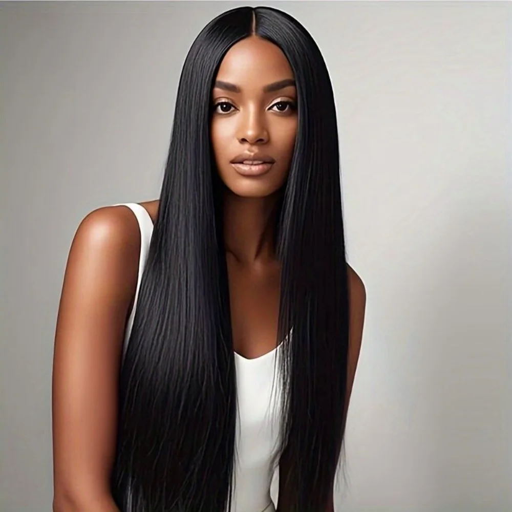 

40-дюймовый парик с кружевной застежкой Бразильский 360 13x4 Парик с фронтальной частью шнурка для чернокожих женщин 13x6 Hd Прямые парики из натуральных волос на кружеве спереди