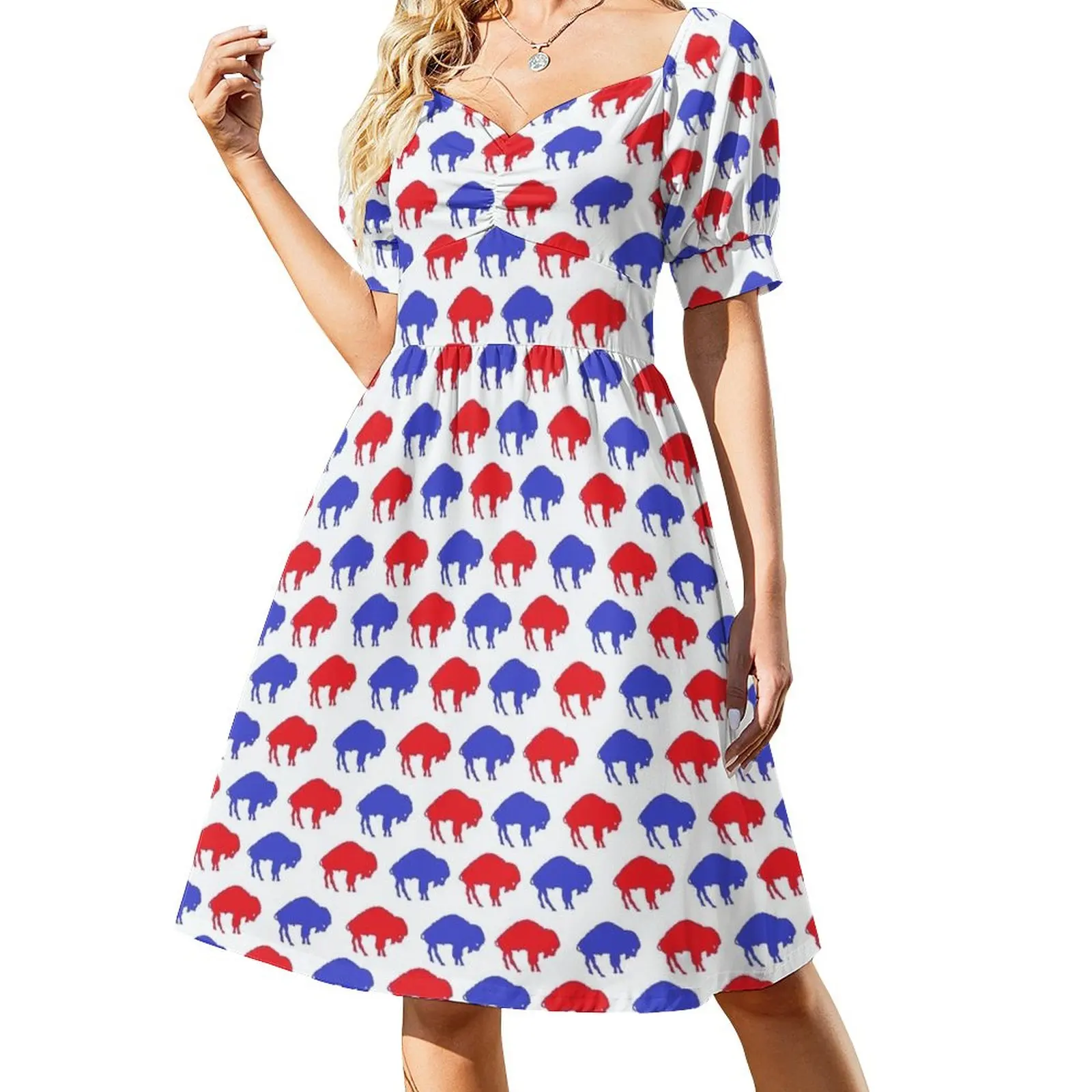 

Mix Buffalo Herd - Buffalo Sports Dress dress for women summer Woman clothes dress party evening elegant luxury celebrity