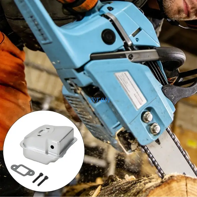 

E15A Aluminum Muffler For Chainsaw Prolongs Life By Boosting Efficiency And Durability Suitable MS181 And MS171 Models