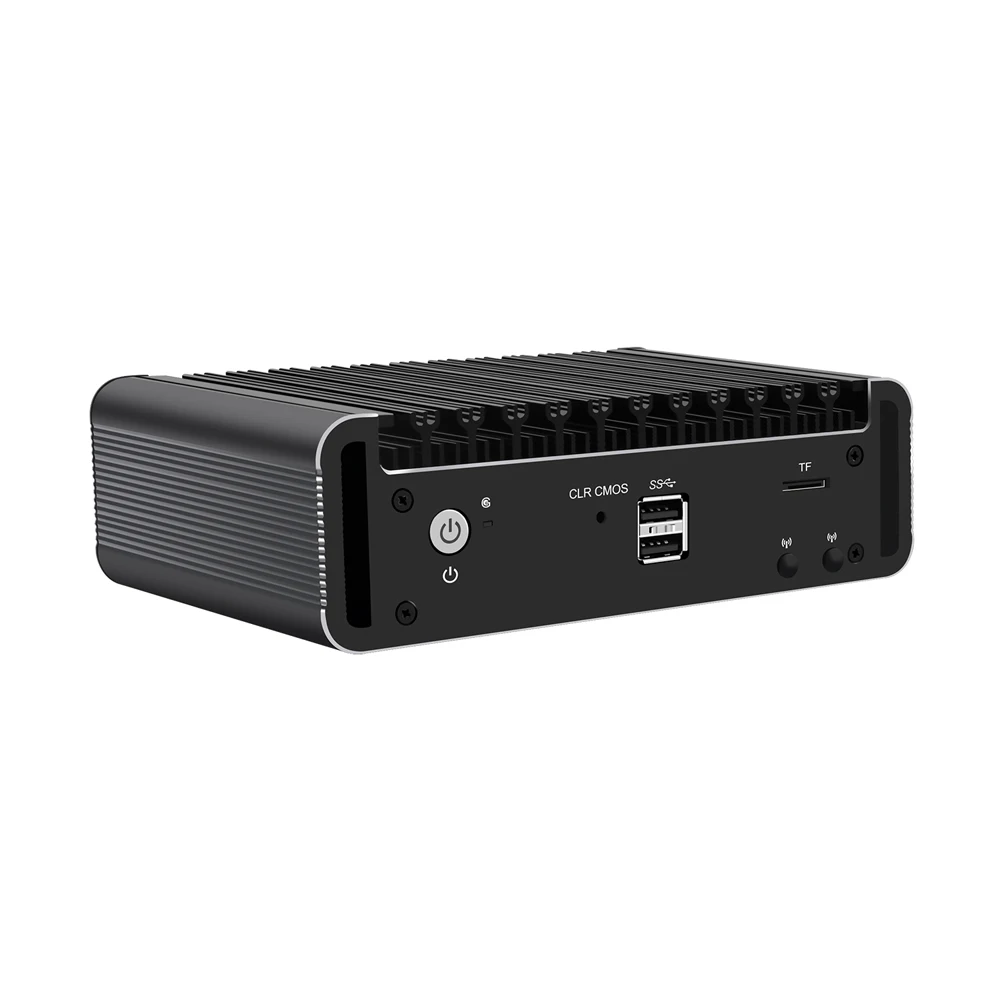 Imagem -04 - Hunsn-aparelho Micro Firewall Mini pc Intel N100rj44 Pfsense Plusmikrotik pc Roteador 4x Intel 2.5gbps I226-v2hdmidptf Tipo-c