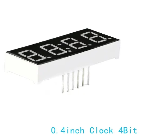 5Pcs 0.4 Inch 7 Segment Display 4 Bit Red LED Digital Tube Common Anode Segment Led Clock Electronic DIY