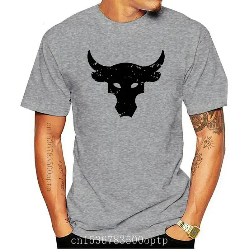 FASHION New  Brahma Bull The Rock Project Gym Logo Usa Size S M L Xl 2Xl 3Xl T-Shirt En1 Street Wear  Tee Shirt