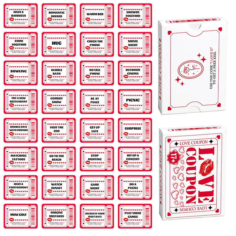 50 PCS Couples Drinking Game For Adults - Excited & Exhausted Romantic Game For Couples - Perfect Date Night Ideas