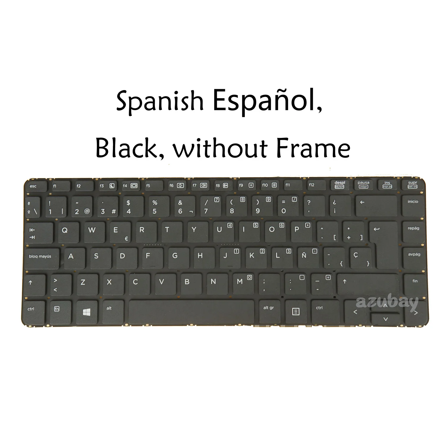 Teclado Español /LA para Portátil HP 639396-071 /-161, 721520-071 /-161, 734835-071 /-161, 767470-071 /-161, Probook 440 G0/ G1/ G2, 445 G1/ G2, 430 G2, Sin Marco