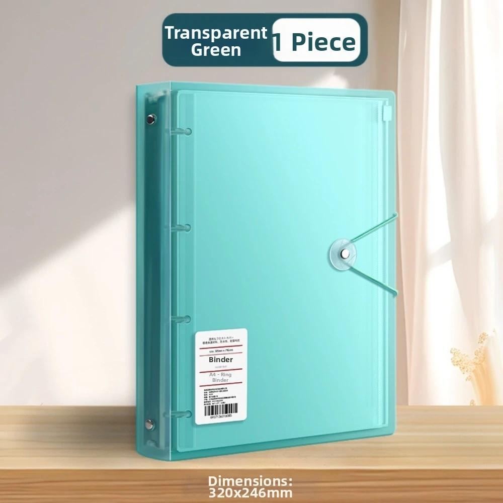 7-in-1 Document Storage Bag A4/A5/B5 Loose-leaf File Binder Waterproof Portable Miscellaneous Storage Organizer Family Use