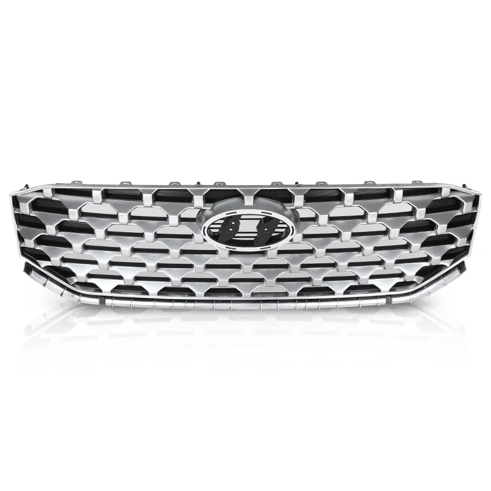 Fit For 2021-2022 Hyundai Santa Fe Front Upper Grille Assembly Chrome 86350S1600