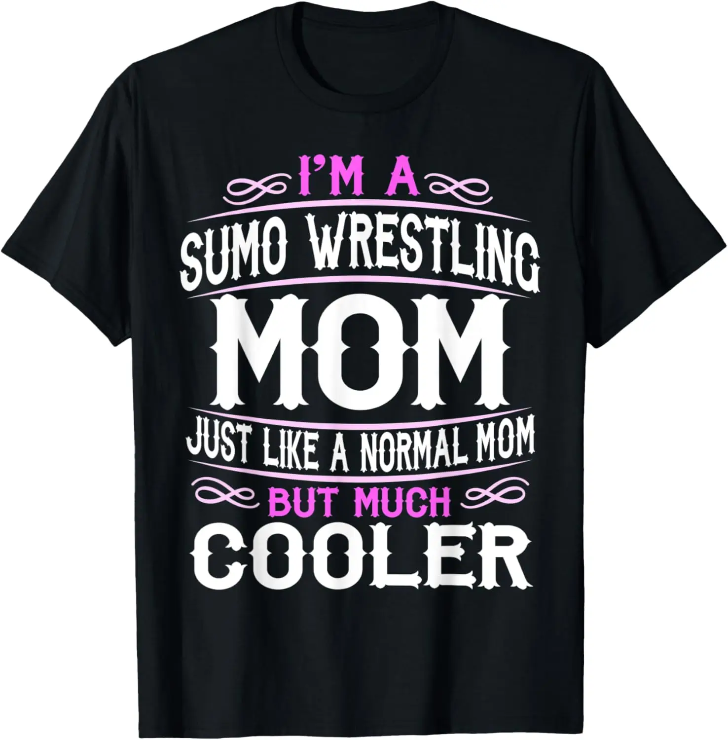 Womens Sumo Wrestling Mom, Cute Sporting Mom Gift T-Shirt