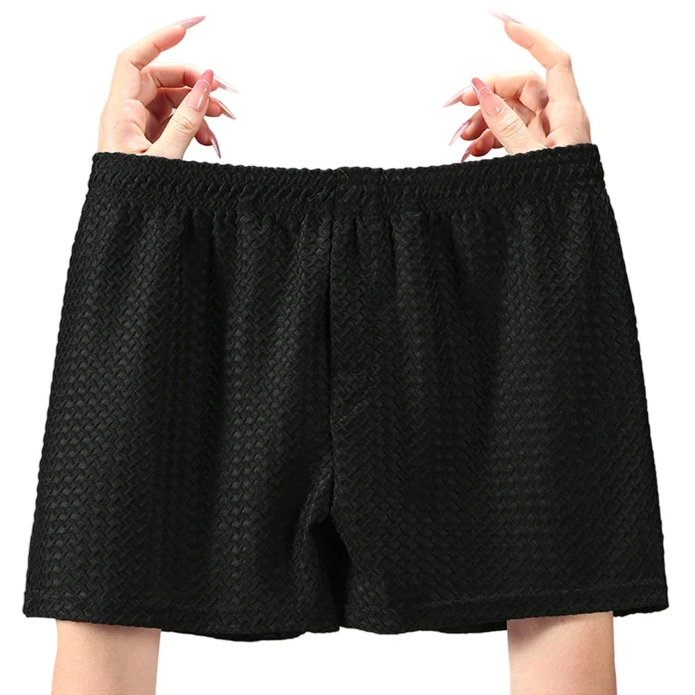 Fashion Mens Lightweight Loose Boxer Trunks Summer Shorts Elastic Waist Sleeping Bottoms Shorts Man Boxershorts