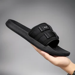 Hot Summer Slippers For Men Indoor Outdoor Beach Non-slip Soft Comfortable Lightweight Sole Shoes Popular Model Mans Footwear