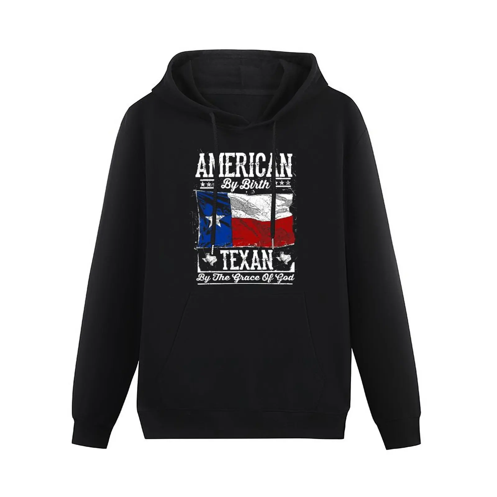 American By Birth Texan By The Grace Of God Pullover Hoodie autumn new products clothes for men big size hoodie