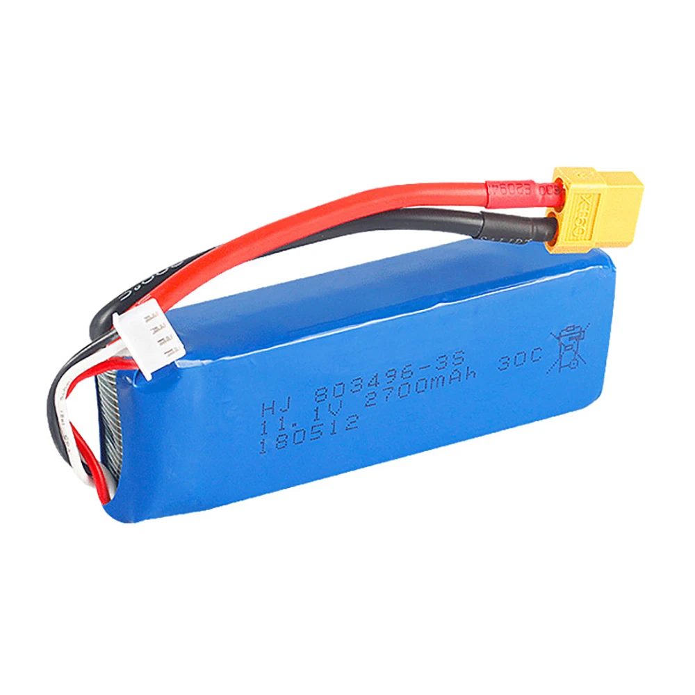 11.1v 2700mah Battery 3s lipo battery For Wltoys X380 V303 V939 Cheerson CX-20 CX 20 Battery RC Quadcopter Drone parts xt60 Plug