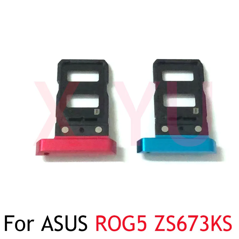 

For ASUS ROG Phone 5 ROG5 ZS673KS Sim Card Slot Tray Holder Sim Card Reader Socket