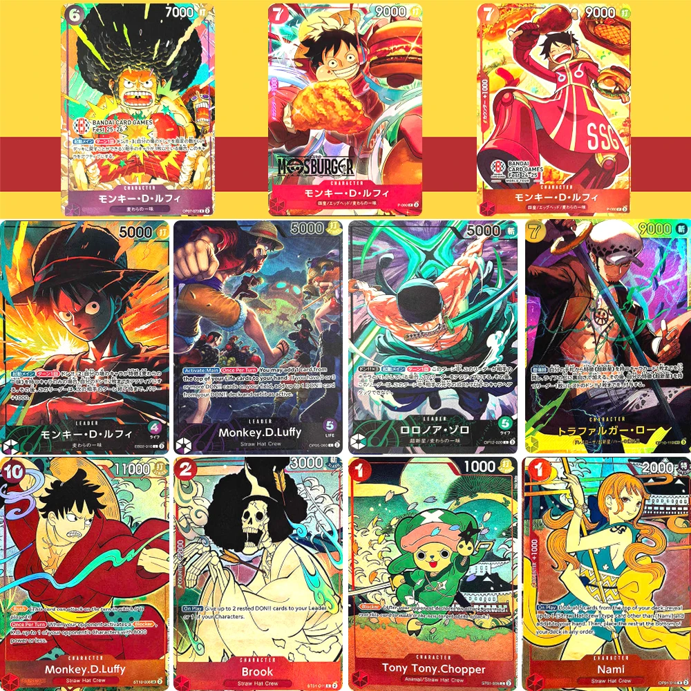 Anime characters ONE PIECE Tony Tony Chopper Nico Robin DIY Homemade Bronzing Xtreme Collection card Christmas birthday gift toy