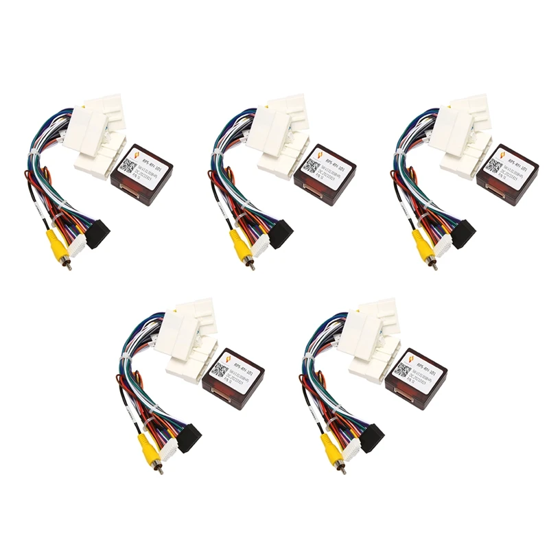 

5X Android Stereo 16PIN Power Wiring Harness Cable Adapter With Canbus Box For Renault Dacia Duster /Arkana /XM3 2019+