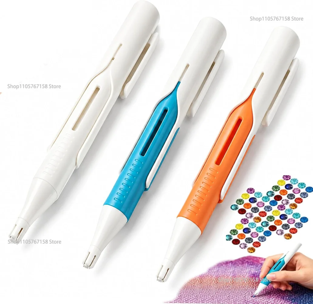 Automatic Diamond Painting Bead Dispenser,Pen Press Beaded Tool for Jewelry Making DIY Arts Crafts Precision Diamond Painting