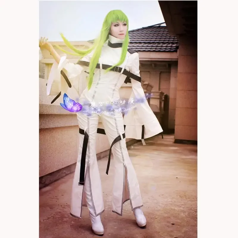 2025 Anime Code Geass: Lelouch of the Rebellion Cosplay C.C. Cosplay Costume Code Geass C.C. Cosplay Wig For Women Halloween