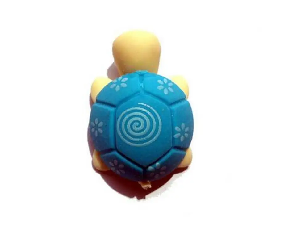 New 10Pcs/Set Cartoon Lovely Little Turtle Eraser Kids Colorful Stationery School Supplies Random Color Home Decoration