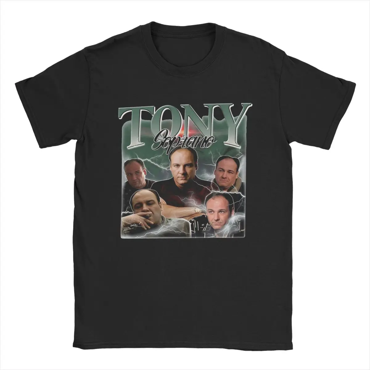 Tony Soprano T Shirt Men 100% Cotton Novelty T-Shirts Round Neck Tee Shirt Short Sleeve Tops Gift Idea