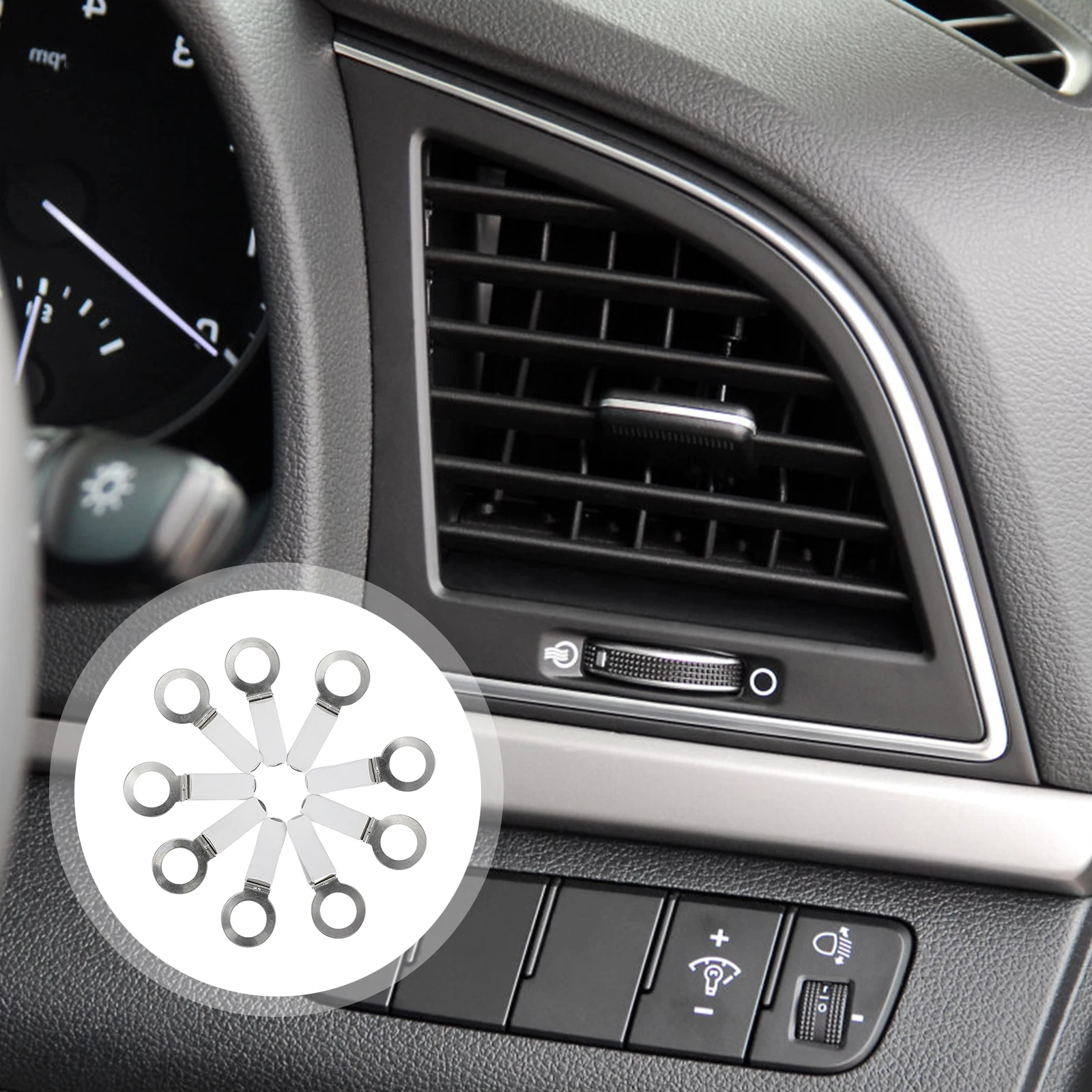 

24Pcs Perfume Clip for Cars Elegant Aroma Clip Car Air Vent Mount Stable Fit Universal Auto Outlet Accessory Driving Comfort