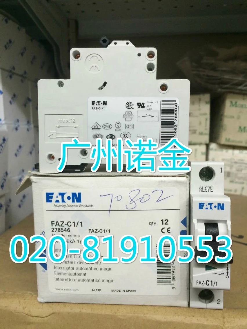 

EATON FAZ-C1/1 UL 100% new and original