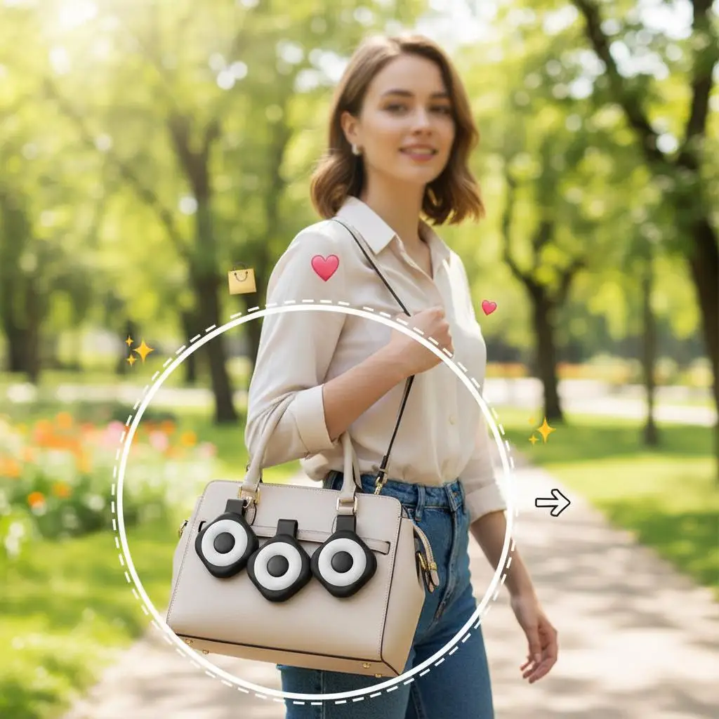 

1 шт. миниатюрный магнитный фонарик для телефона с перезаряжаемой батареей и сверхъярким светодиодом для использования на улице/на работе, компактный дизайн в виде брелока